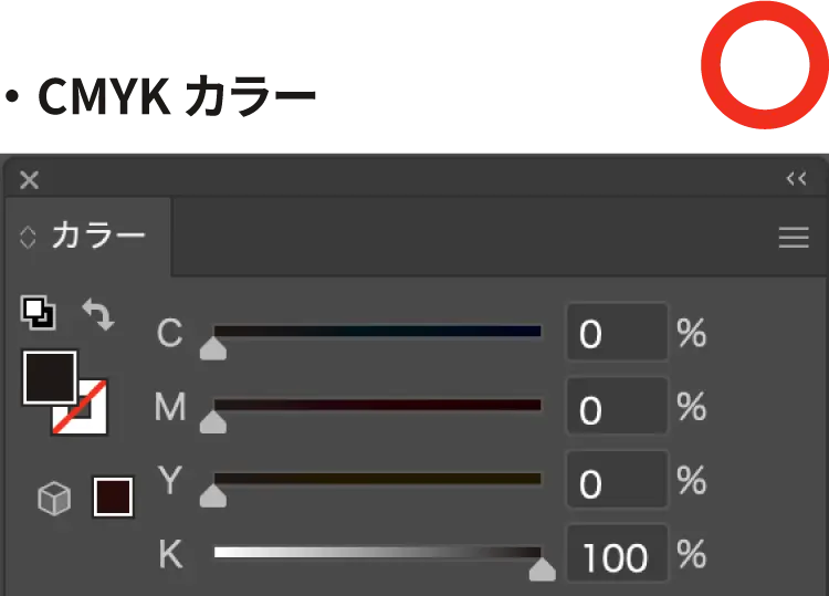 CMYKカラー